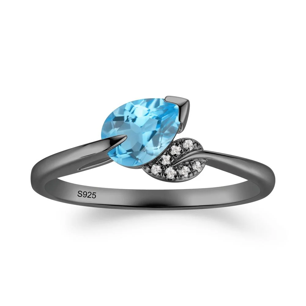 Swiss Blue Topaz Ring